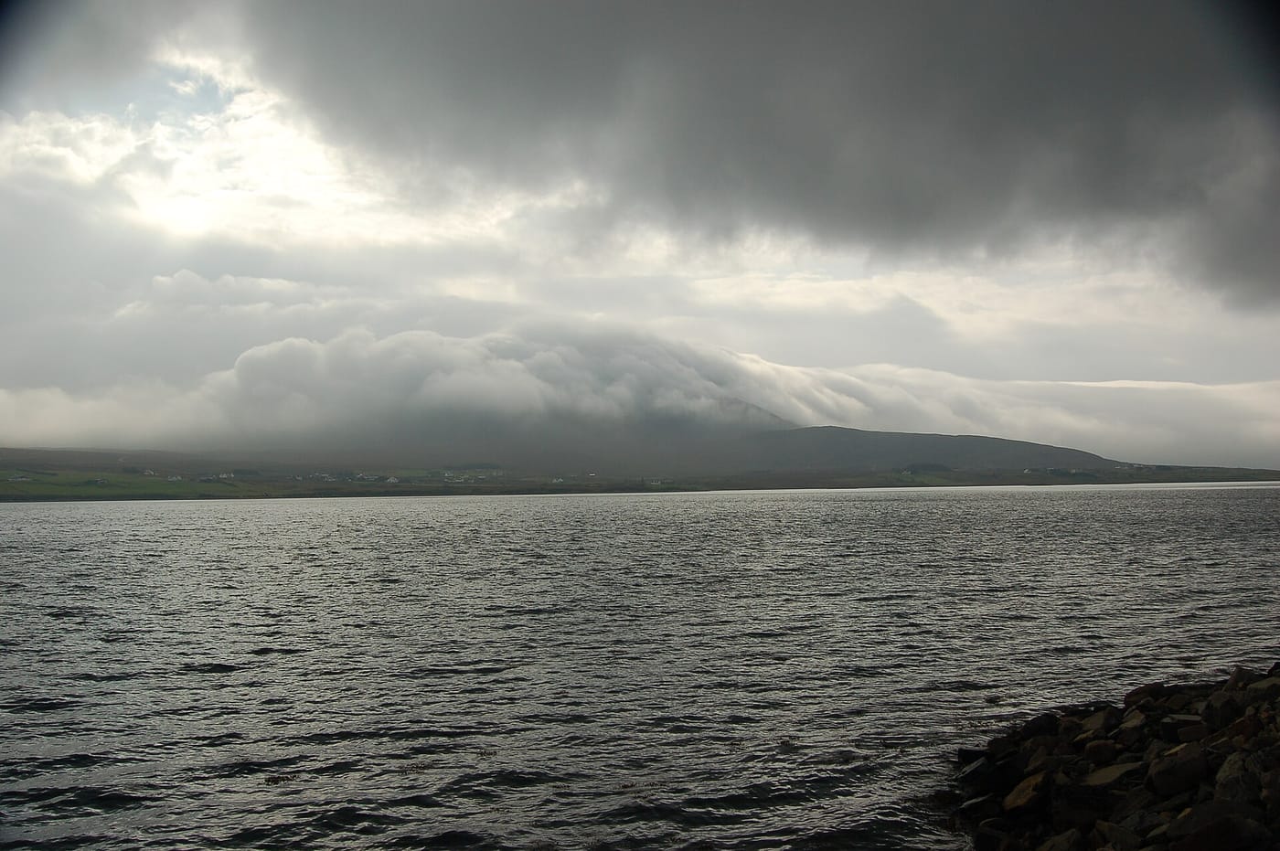 Achill Sound, the strait between Achill Island and the Mayo mainland