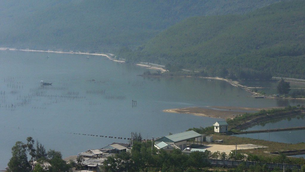 An oyster farm in Thừa Thiên-Huế province, Vietnam