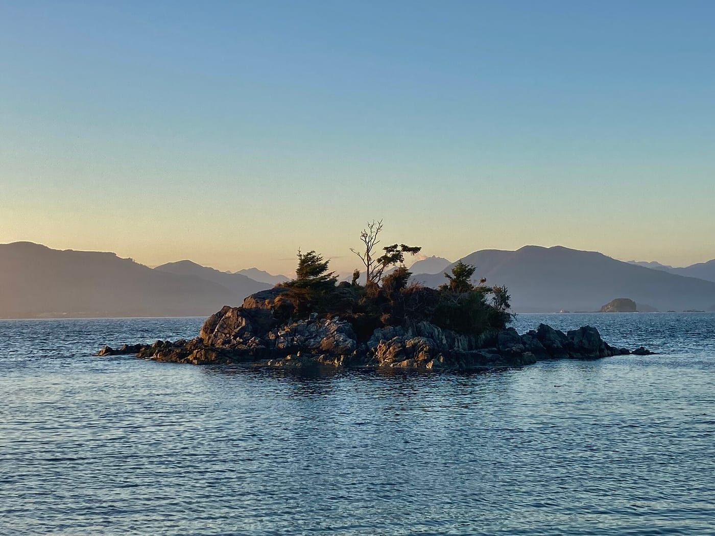 A small island in the Broken Group, Barkley Sound, British Columbia