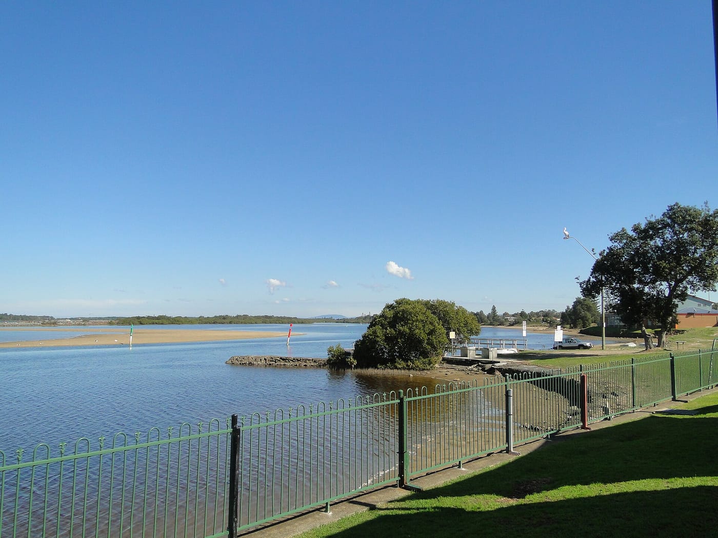 The Manning River at Harrington, New South Wales, near its mouth